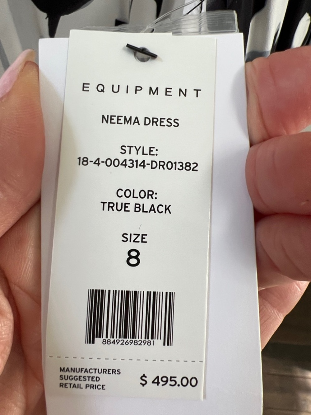 Equipment “NEEMA” Black and White Floral Maxi Dress NWT $495 - Picture 3 of 9